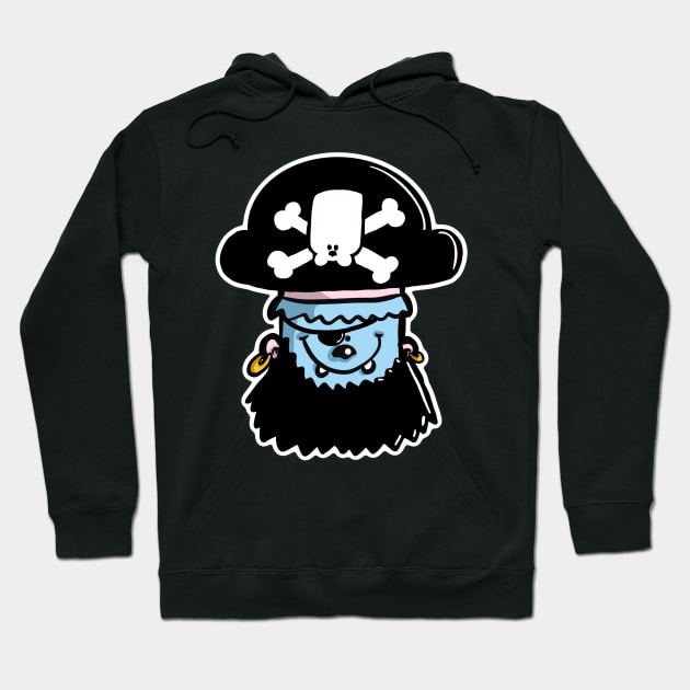 The Bald Yeti Pirate Hoodie by The Bald Yeti